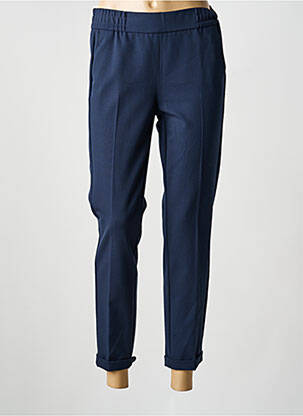 Pantalon droit stretch taille normale bleu FRANK WALDER femme