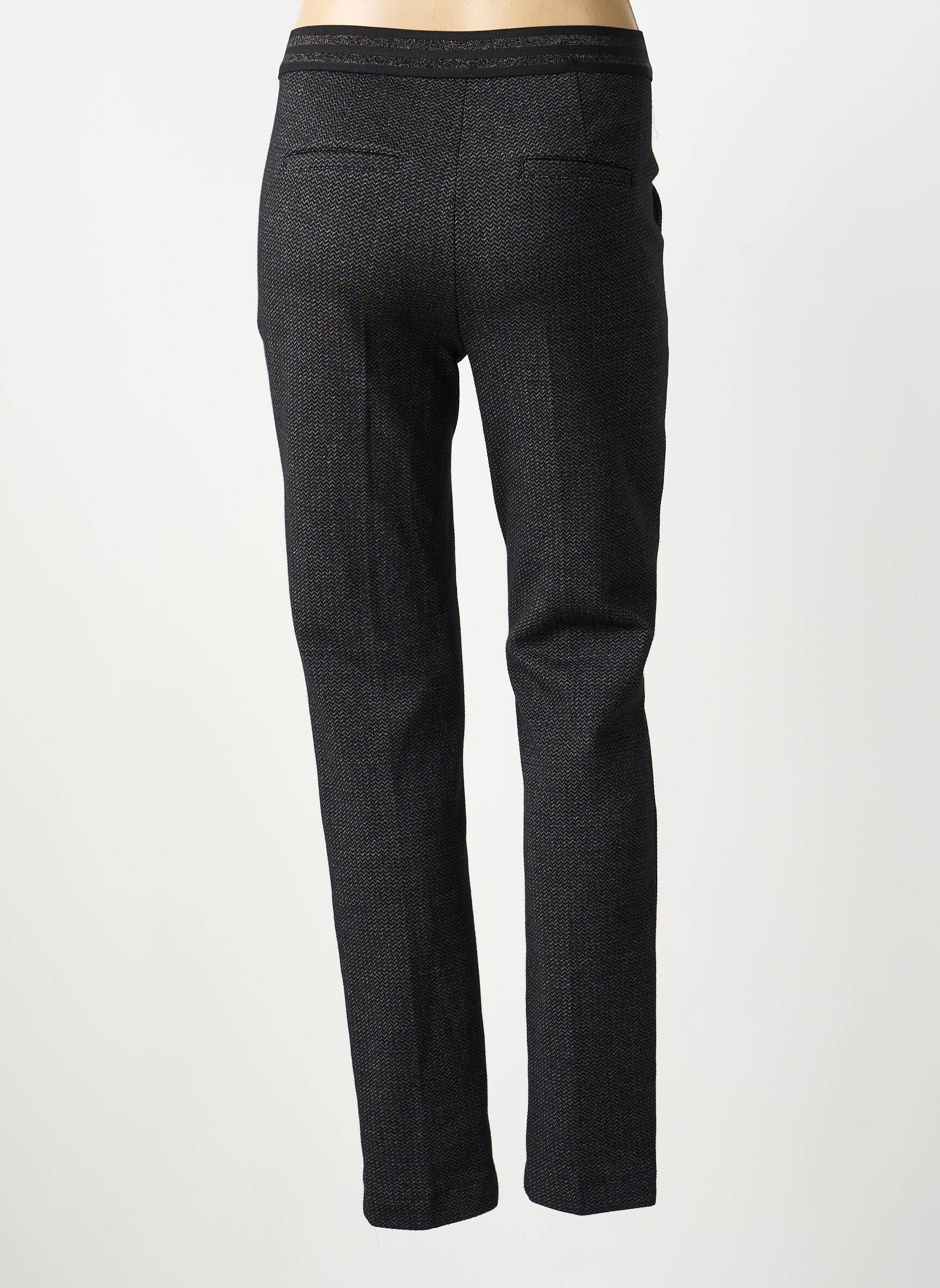 Pantalon slim taille élastique taille normale gris ANNA MONTANA femme