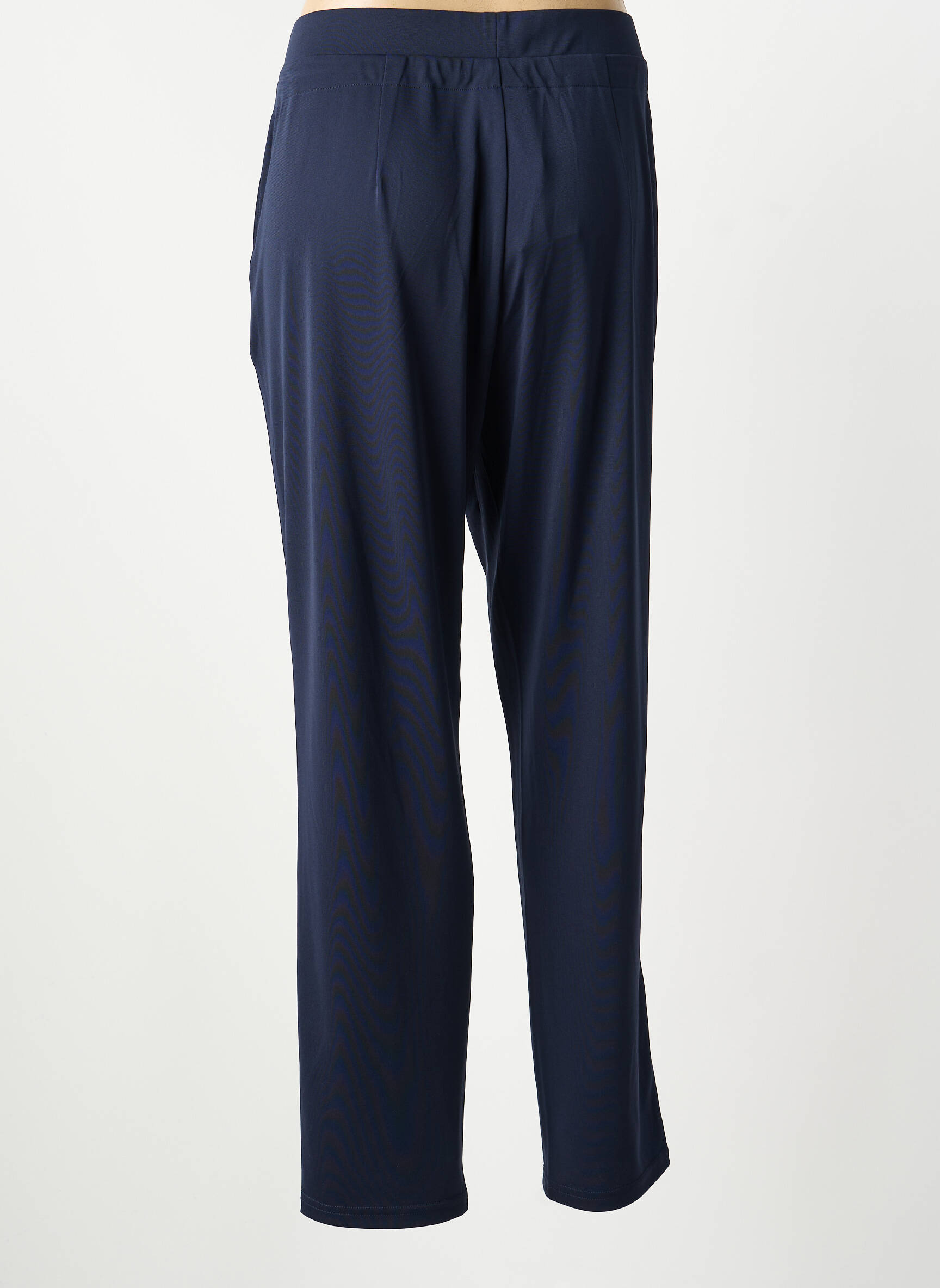 Pantalon droit stretch taille normale bleu BARBARA LEBEK femme