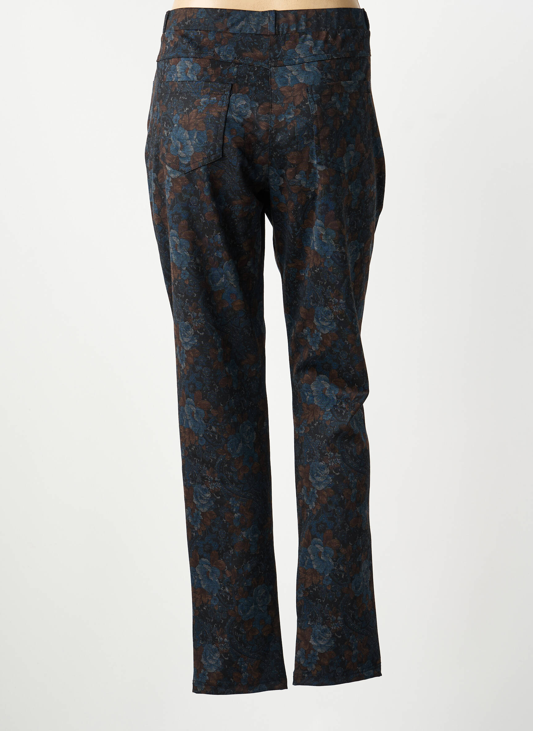Pantalon slim taille élastique taille normale noir GUY DUBOUIS femme