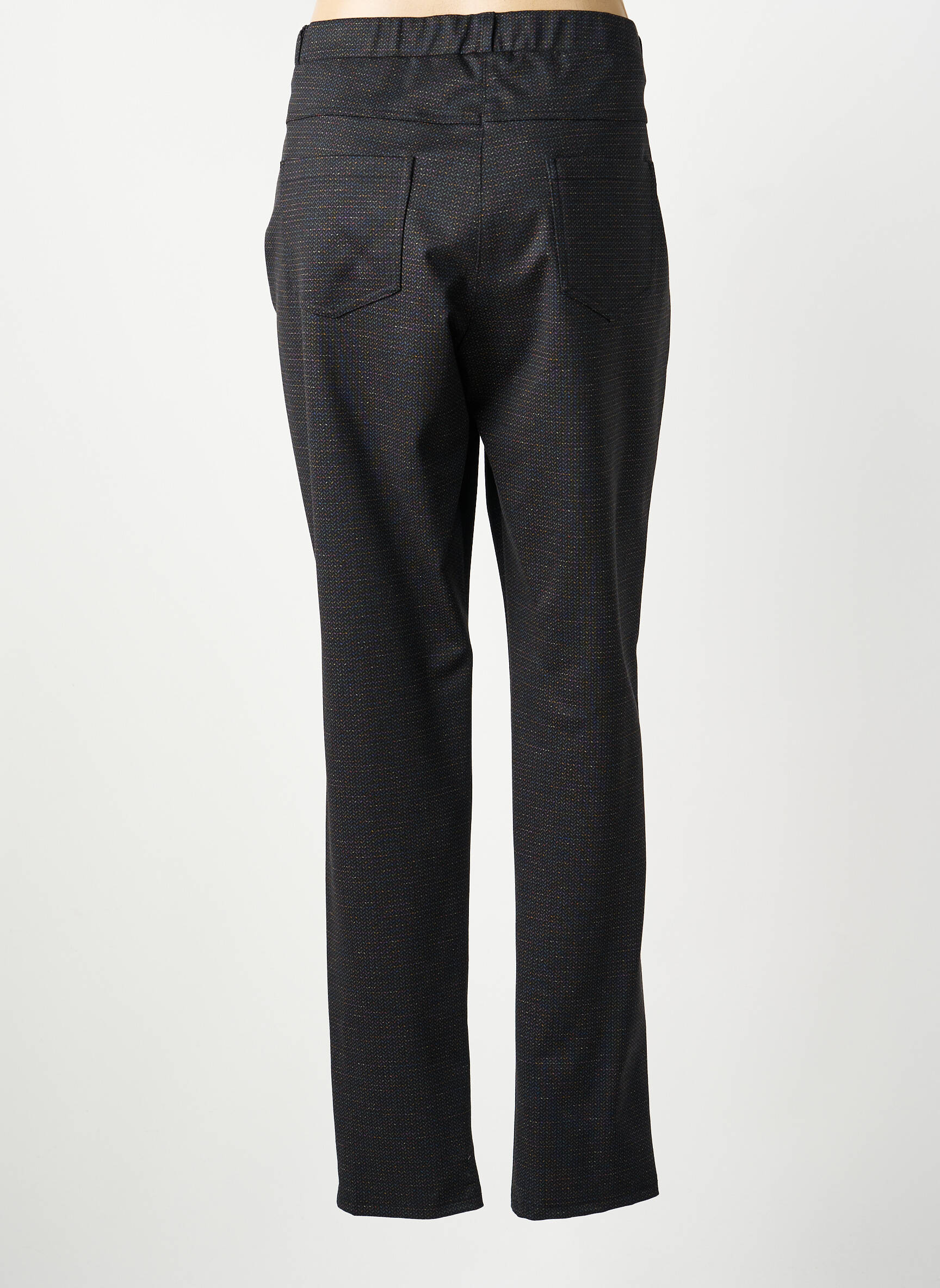 Pantalon slim taille élastique taille normale noir GUY DUBOUIS femme