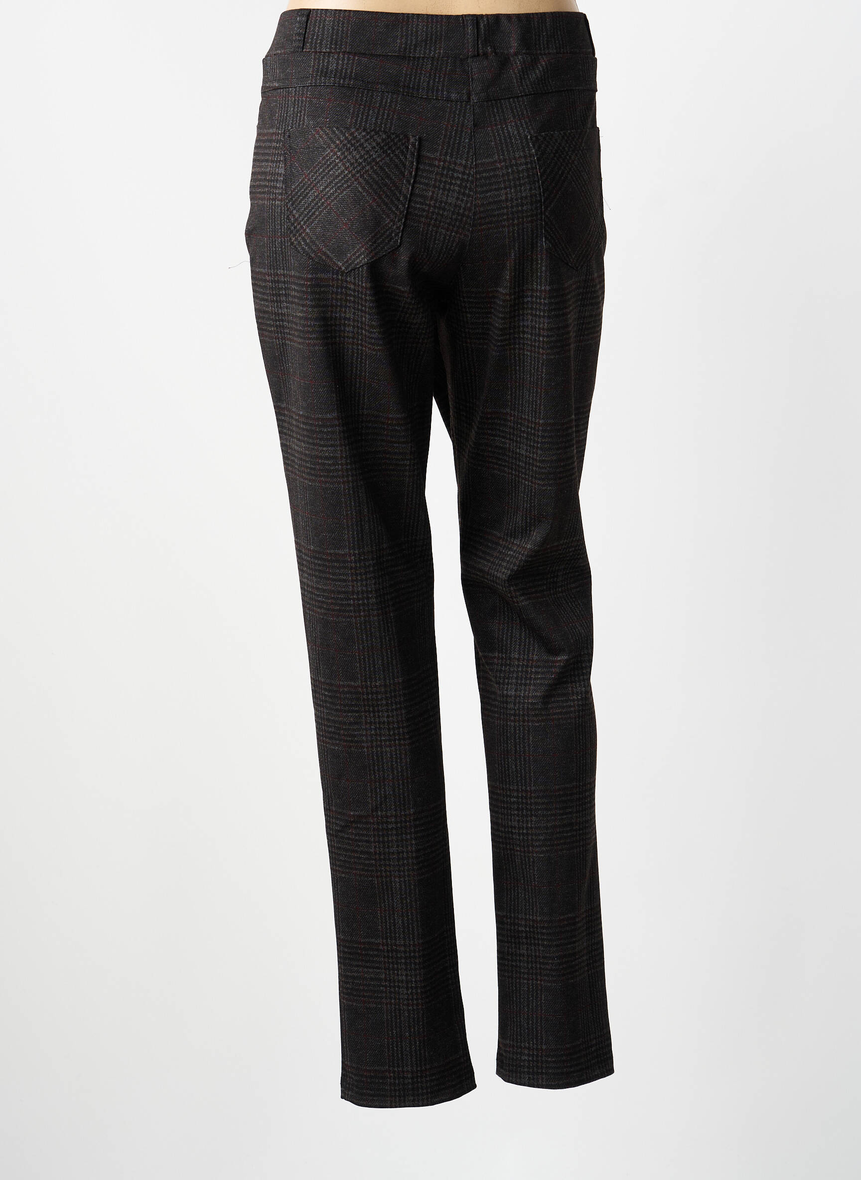 Pantalon slim taille élastique taille normale gris GUY DUBOUIS femme