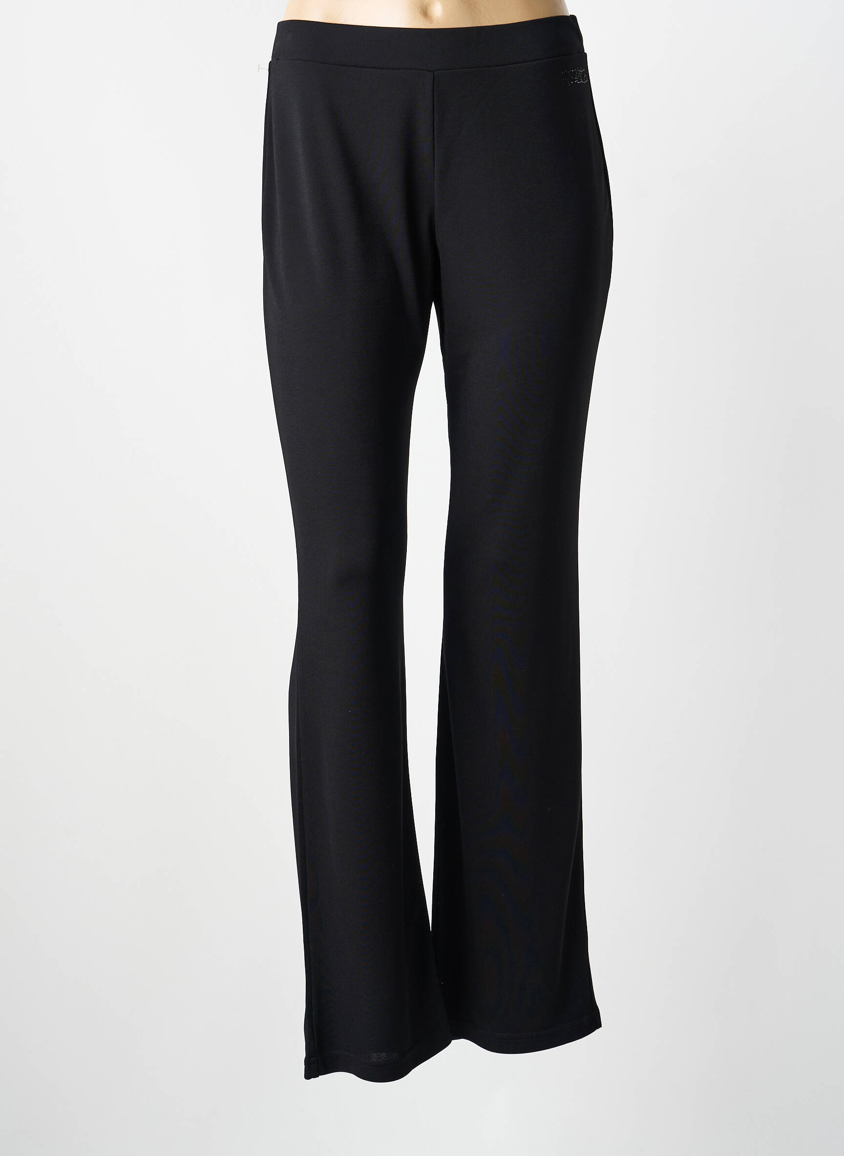 Pantalon droit stretch taille normale noir FUEGOLITA femme