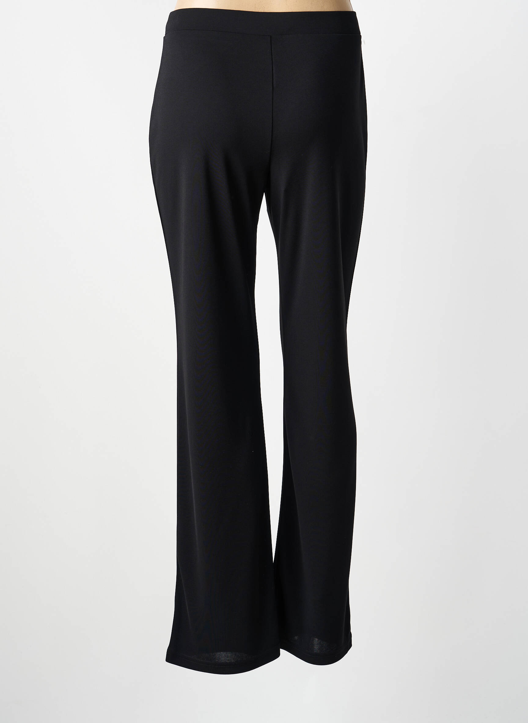 Pantalon droit stretch taille normale noir FUEGOLITA femme