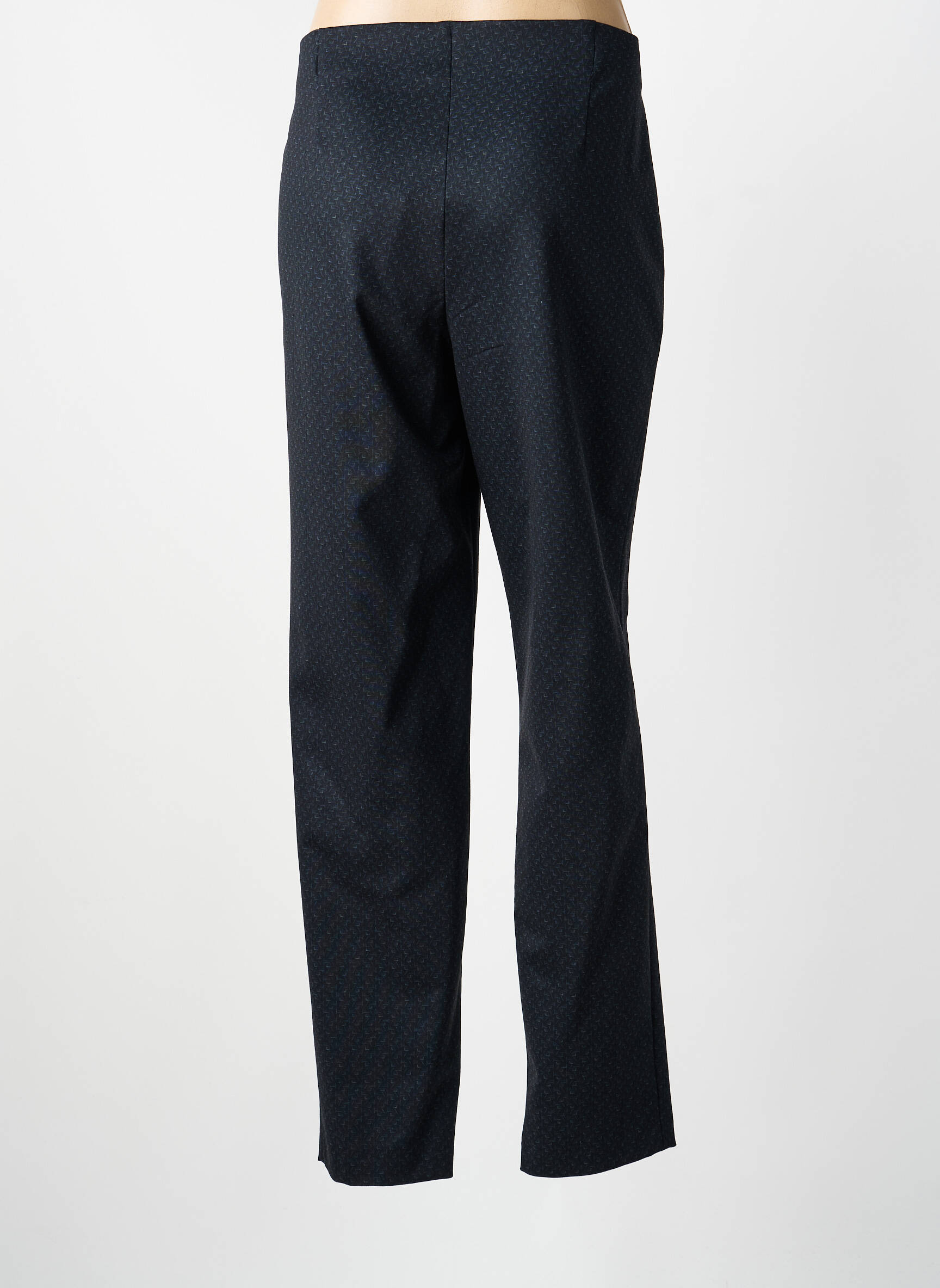 Pantalon droit stretch taille normale bleu GUY DUBOUIS femme