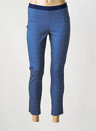 Pantalon slim taille élastique taille normale bleu GUY DUBOUIS femme