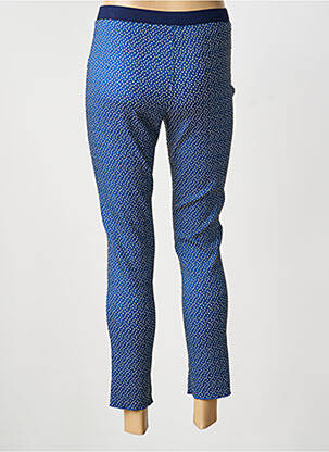 Pantalon slim taille élastique taille normale bleu GUY DUBOUIS femme