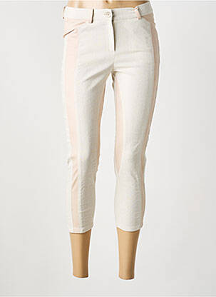 Pantalon 7/8 stretch taille normale beige MERI & ESCA femme