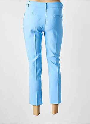 Pantalon 7/8 stretch taille normale bleu COULEURS DU TEMPS femme