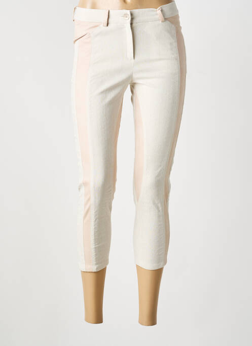 Pantalon 7/8 stretch taille normale beige MERI & ESCA femme