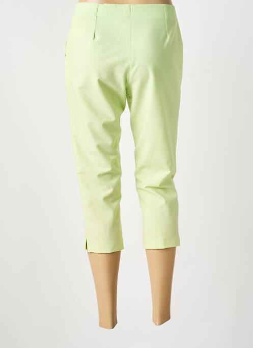 Pantacourt stretch taille normale vert GUY DUBOUIS femme
