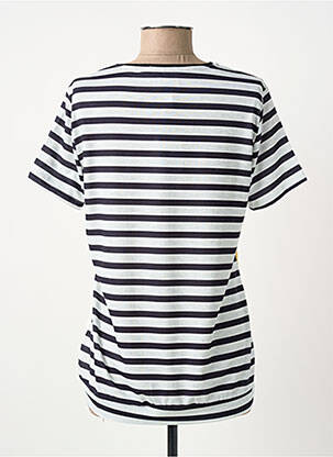 T-shirt imprimé fantaisie manches courtes blanc GUY DUBOUIS femme