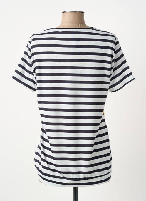 T-shirt imprimé fantaisie manches courtes blanc GUY DUBOUIS femme