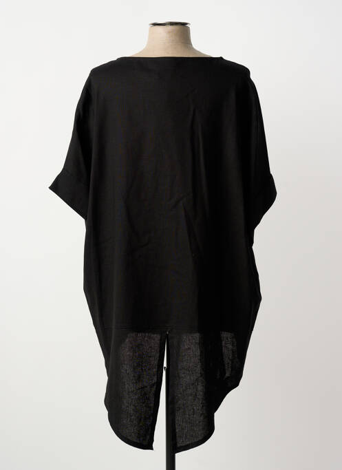 Tunique manches courtes noir COULEURS DU TEMPS femme