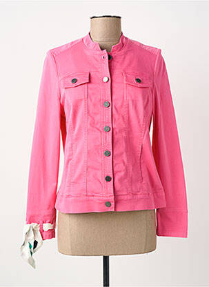 Veste casual col chemisier rose MERI & ESCA femme