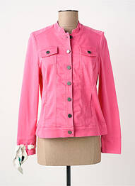 Veste casual col chemisier rose MERI & ESCA femme