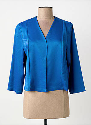 Veste casual coupe droite bleu GREGORY PAT femme