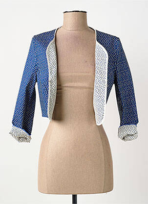 Boléro bleu GUY DUBOUIS femme