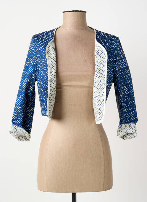 Boléro bleu GUY DUBOUIS femme