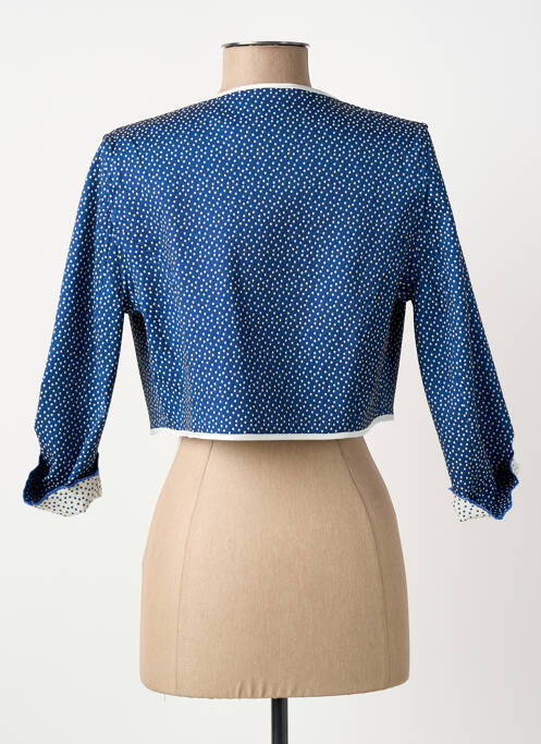 Boléro bleu GUY DUBOUIS femme