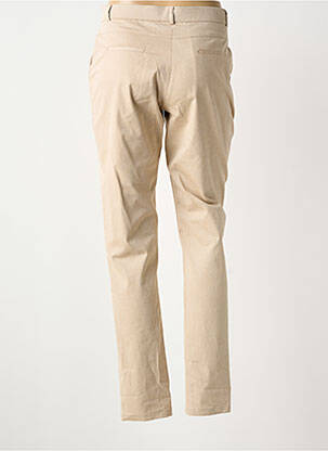 Pantalon droit stretch taille normale beige MERI & ESCA femme
