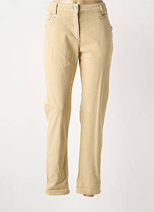 Jeans coupe droite stretch taille normale beige MADO ET LES AUTRES femme