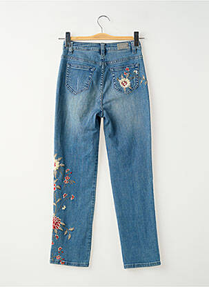 Jeans coupe slim taille normale taille normale bleu MORGAN femme
