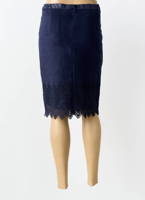 Jupe mi-longue bleu JUMFIL femme