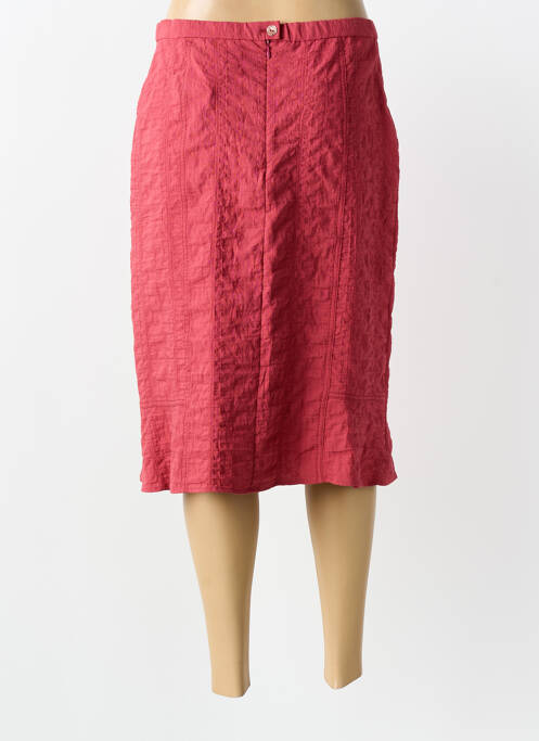 Jupe mi-longue rouge IMPULSION femme