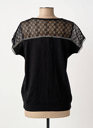 Top stretch manches courtes noir GUY DUBOUIS femme