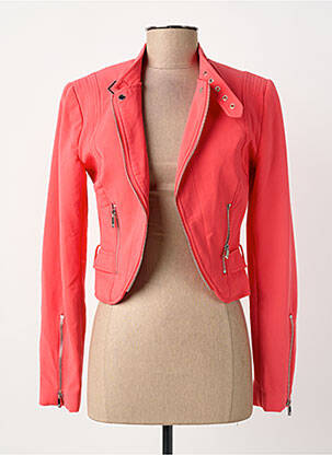 Veste casual col rond rose MORGAN femme