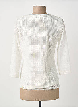 Top stretch manches longues beige GREGORY PAT femme