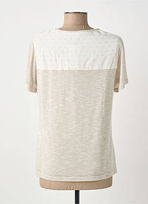 Top manches courtes manches courtes beige MERI & ESCA femme