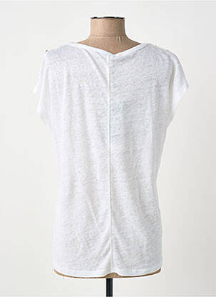 Top stretch manches courtes blanc MADO ET LES AUTRES femme