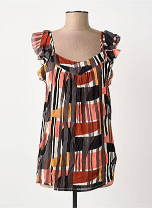 Top manches courtes manches courtes rouge L'ATELIER D'ANNA femme