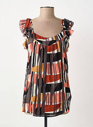 Top manches courtes manches courtes rouge L'ATELIER D'ANNA femme