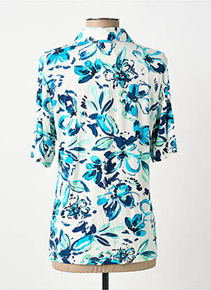Polo stretch manches courtes bleu ERFO femme