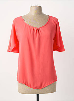 Top manches courtes manches courtes rose GUY DUBOUIS femme