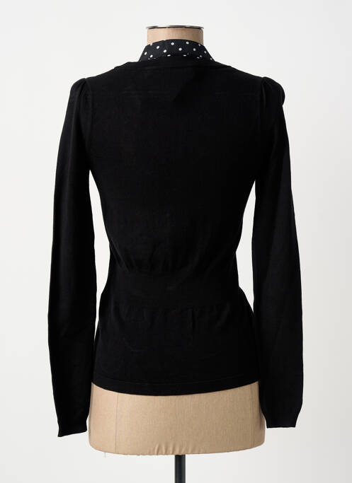 Top stretch manches longues noir MORGAN femme