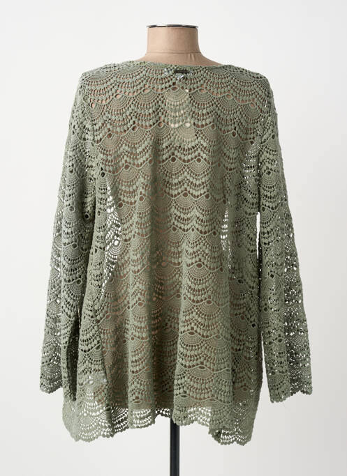 Gilet manches longues vert L'ATELIER D'ANNA femme