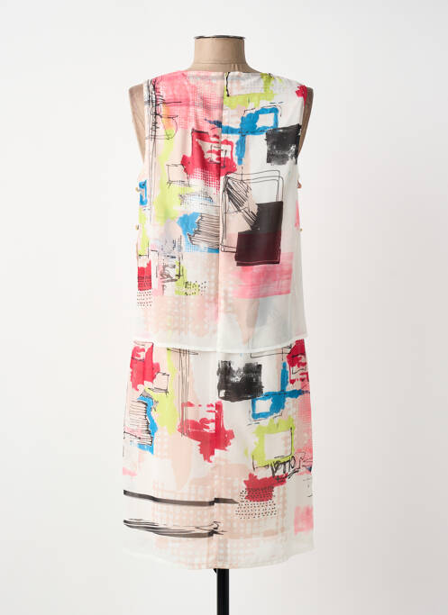 Robe mi-longue beige GUY DUBOUIS femme