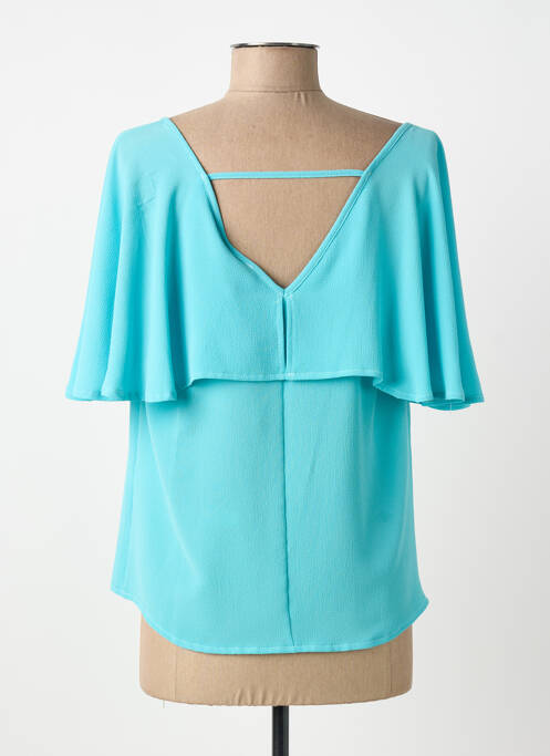 Top manches courtes manches courtes bleu GUY DUBOUIS femme