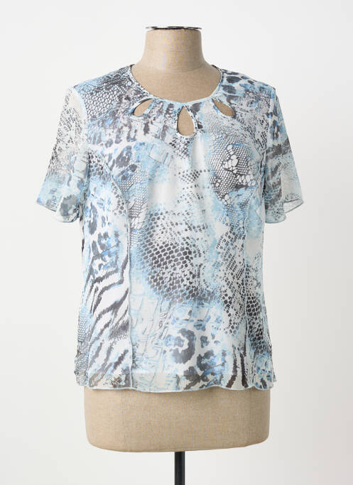 Top bleu GUY DUBOUIS femme