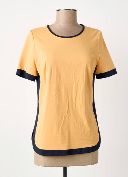 T-shirt stretch manches courtes orange MERI & ESCA femme