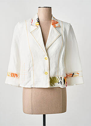 Blazer coupe cintrée beige GUY DUBOUIS femme