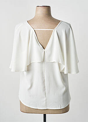 Top coupe fluide manches courtes beige GUY DUBOUIS femme