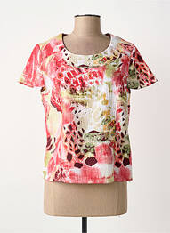 Top manches courtes manches courtes rose FRANCE RIVOIRE femme