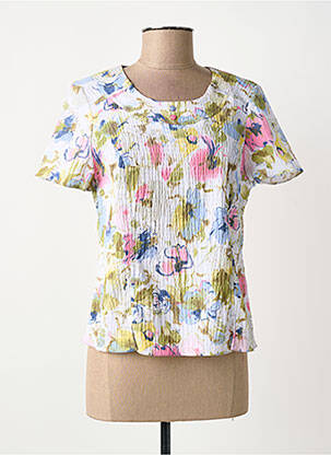 Top manches courtes manches courtes vert FRANCE RIVOIRE femme