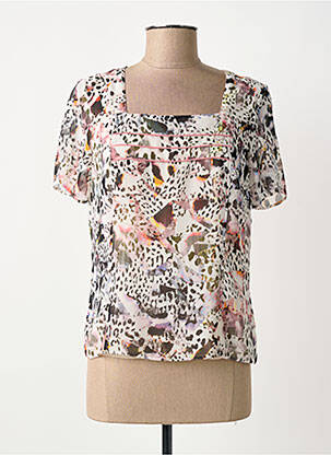 Top stretch manches courtes noir LISA CHESNAY femme