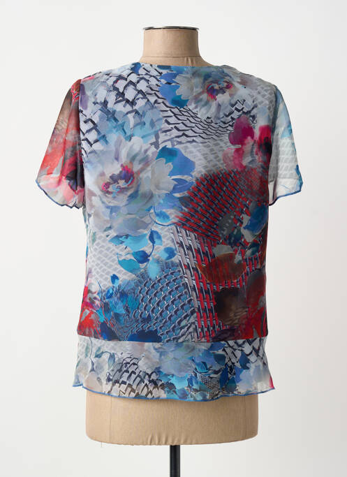 Top bleu FRANCE RIVOIRE femme